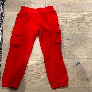 Red Kids Cargo Pants